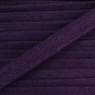 Bawełniany sznur płaski 13 mm purple