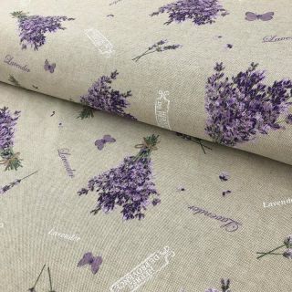 Tkanina dekoracyjna Linenlook Lavender