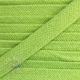 Bawełniany sznur płaski 13 mm lime