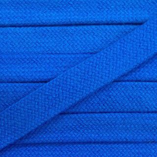 Bawełniany sznur płaski 13 mm blue