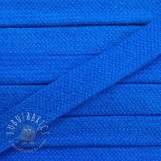 Bawełniany sznur płaski 13 mm blue