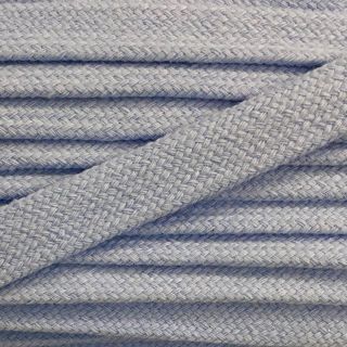 Bawełniany sznur płaski 13 mm light blue