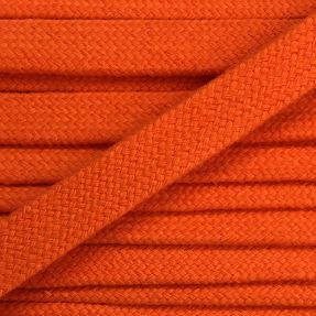 Bavlnená šnúra plochá 13 mm oranžová