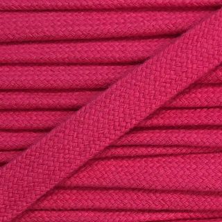 Bawełniany sznur płaski 13 mm dark pink