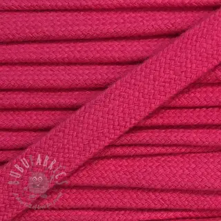 Bawełniany sznur płaski 13 mm dark pink