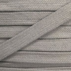 Bawełniany sznur płaski 13 mm light grey