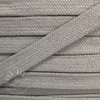 Bawełniany sznur płaski 13 mm light grey