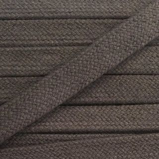 Bawełniany sznur płaski 13 mm dark grey