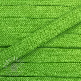 Bawełniany sznur płaski 13 mm green