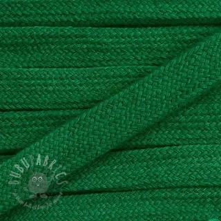 Bawełniany sznur płaski 13 mm dark green