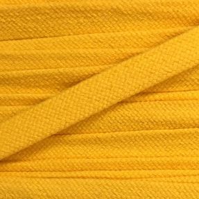 Bawełniany sznur płaski 13 mm yellow
