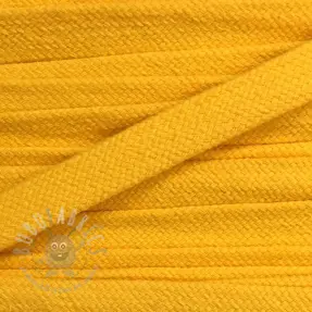 Bawełniany sznur płaski 13 mm yellow