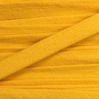 Bawełniany sznur płaski 13 mm yellow
