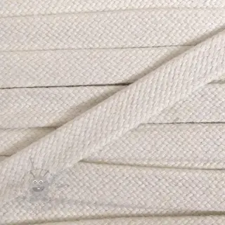 Bawełniany sznur płaski 15 mm cream