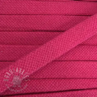 Bawełniany sznur płaski 15 mm fuchsia