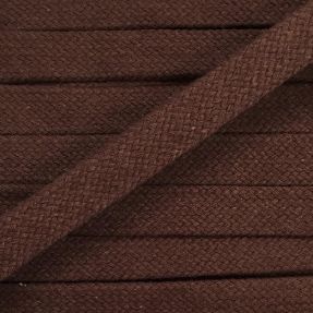 Bawełniany sznur płaski 15 mm choco