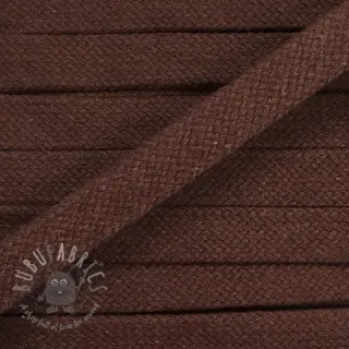 Bawełniany sznur płaski 15 mm choco