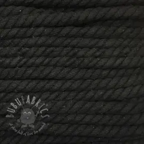 Bawełniany sznur 12 mm black