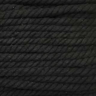 Bawełniany sznur 12 mm black
