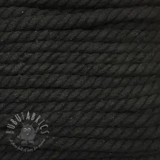 Bawełniany sznur 12 mm black