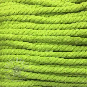Bawełniany sznur 12 mm lime