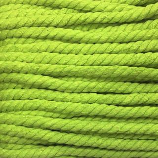 Bawełniany sznur 12 mm lime