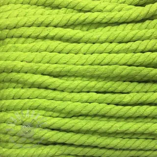 Bawełniany sznur 12 mm lime