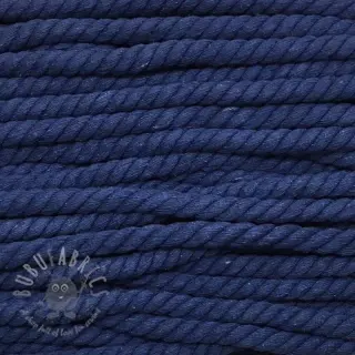 Bawełniany sznur 12 mm blue