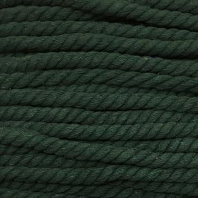 Bawełniany sznur 12 mm dark green