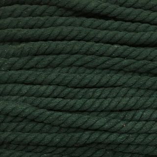 Bawełniany sznur 12 mm dark green
