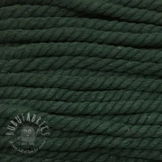 Bawełniany sznur 12 mm dark green