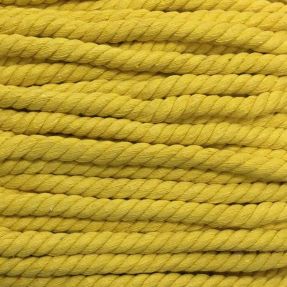 Bawełniany sznur 12 mm yellow