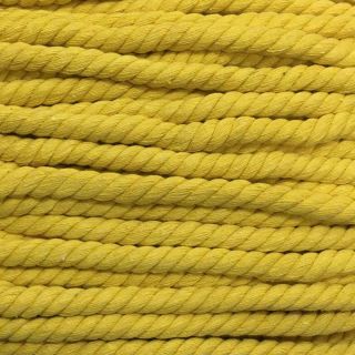 Bawełniany sznur 12 mm yellow