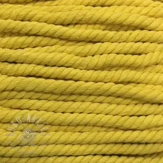 Bawełniany sznur 12 mm yellow