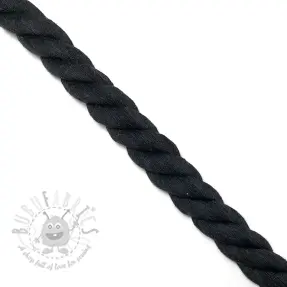 Bawełniany sznur 2,5 cm black