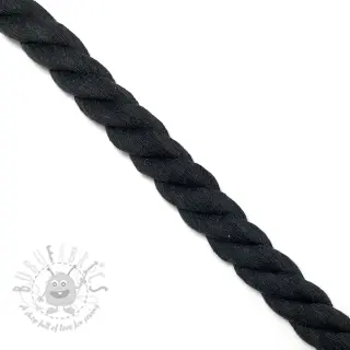 Bawełniany sznur 2,5 cm black