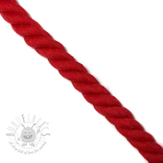Bawełniany sznur 2,5 cm red