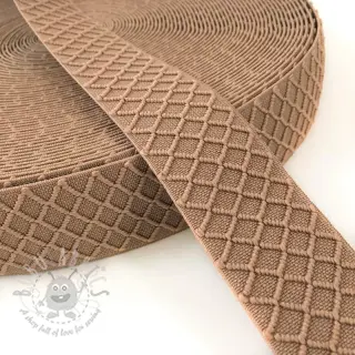 Guma gładka 4 cm Rhombus beige