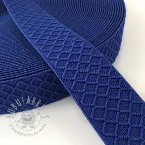 Guma gładka 4 cm Rhombus blue