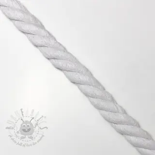 Bawełniany sznur 2,5 cm white