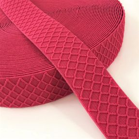 Guma gładka 4 cm Rhombus fuchsia