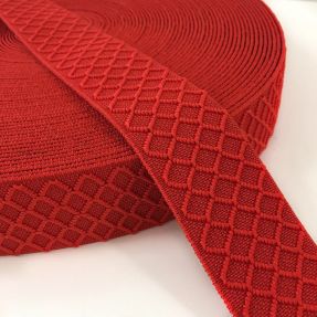 Guma gładka 4 cm Rhombus red