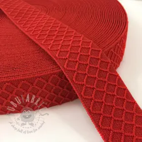 Guma gładka 4 cm Rhombus red