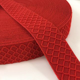 Guma gładka 4 cm Rhombus red