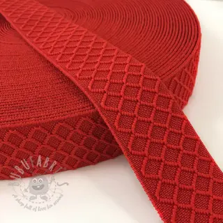 Guma gładka 4 cm Rhombus red