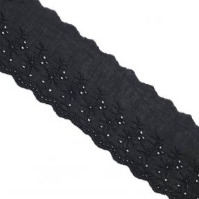 Koronka Double flower black
