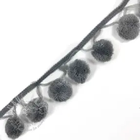 Pompon MEGA grey