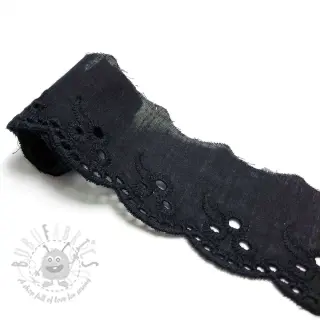 Koronka Flower black