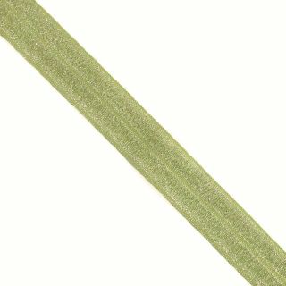 Guma lamówkowa glitter 20 mm lime
