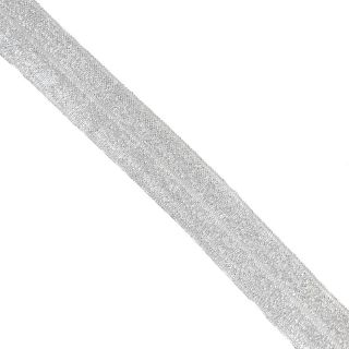 Lemovacia guma glitter 20 mm white